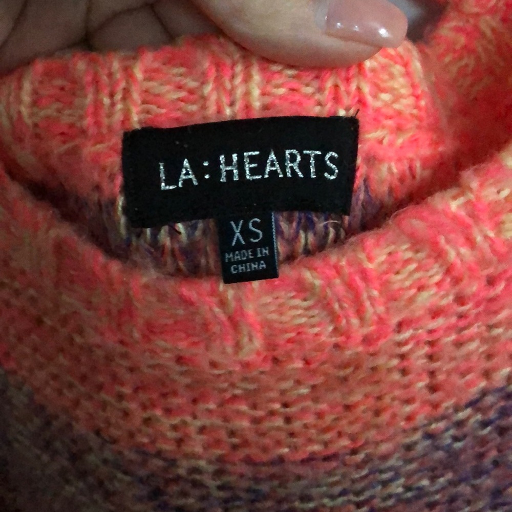 LA Hearts Oversized Sweater w/ cutout back - Picture 6 of 6